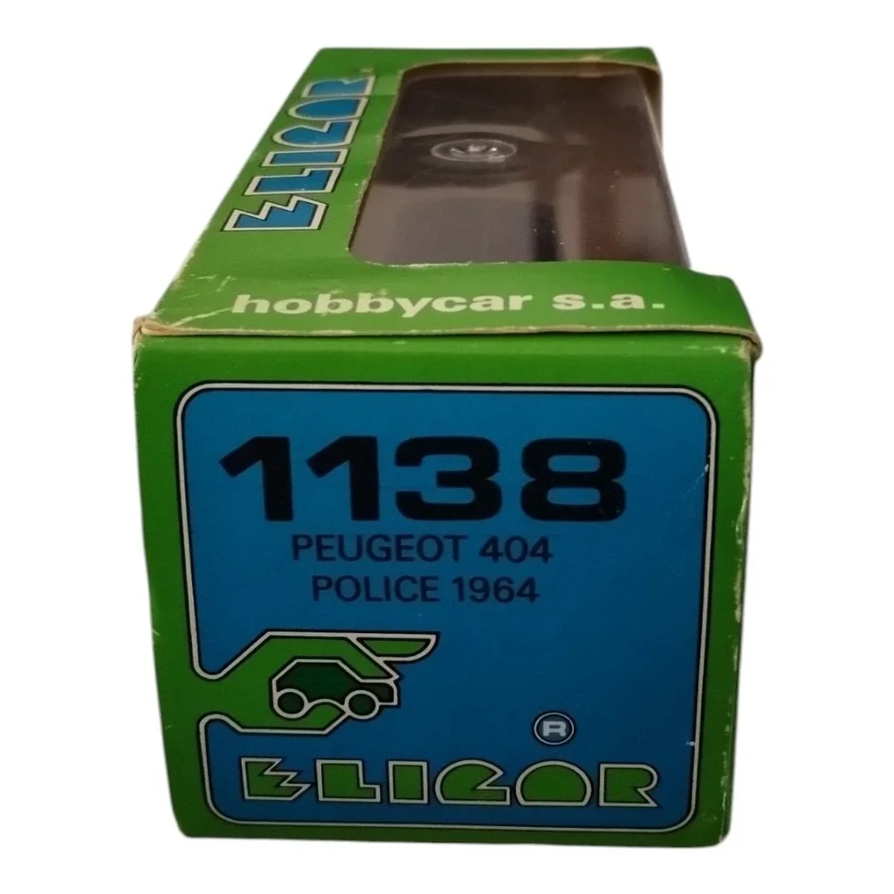 1138 Peugeot‎ 404 Police 1964 PTT Eligor France 1/43 Miniature Car
